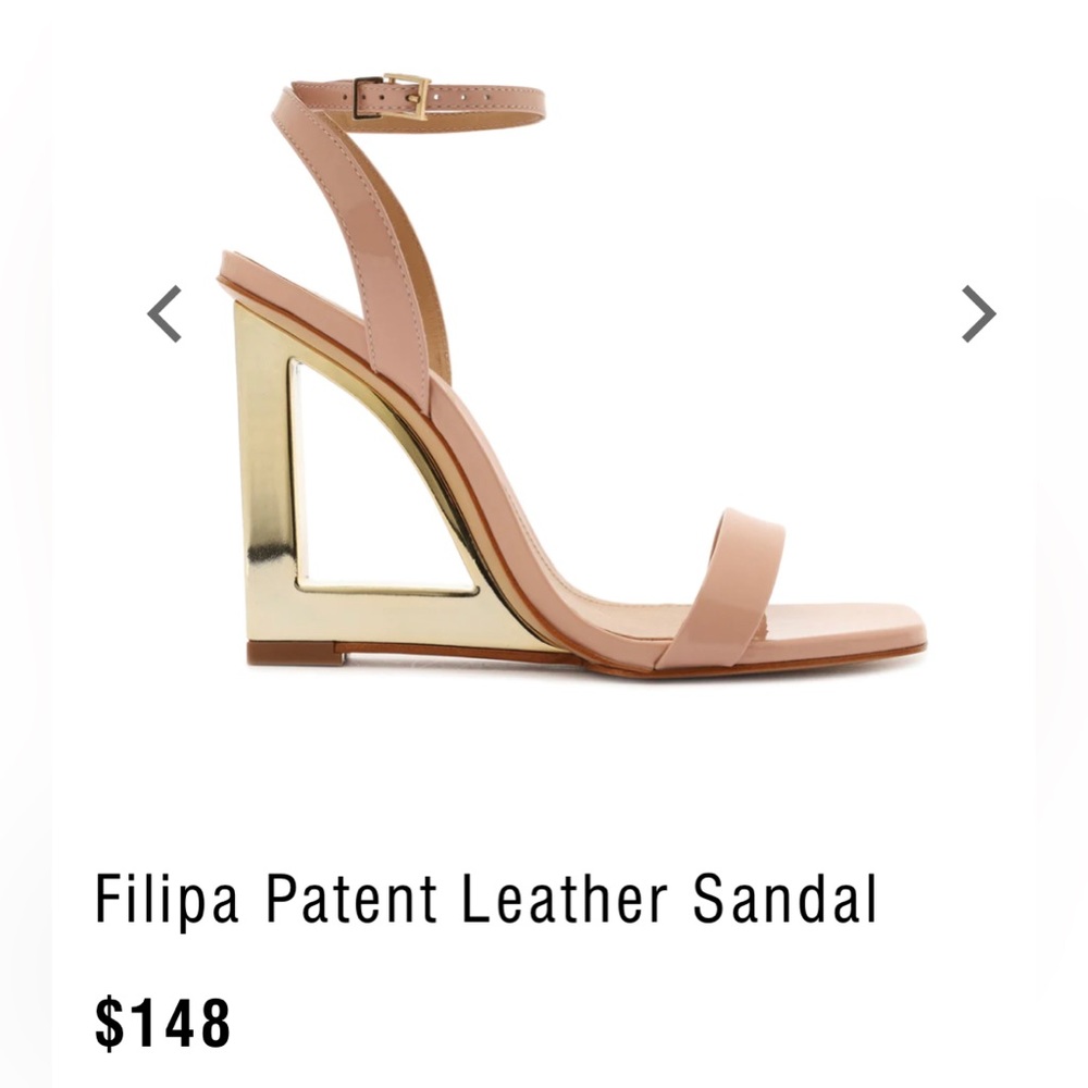 SCHUTZ Gold Heel